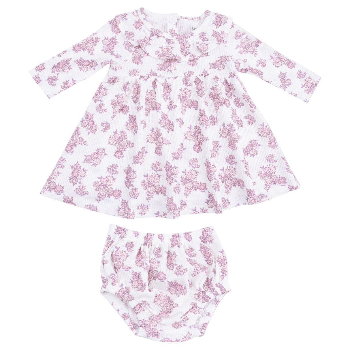 Ruffle Collar Dress with Bloomer - HoneyBug 