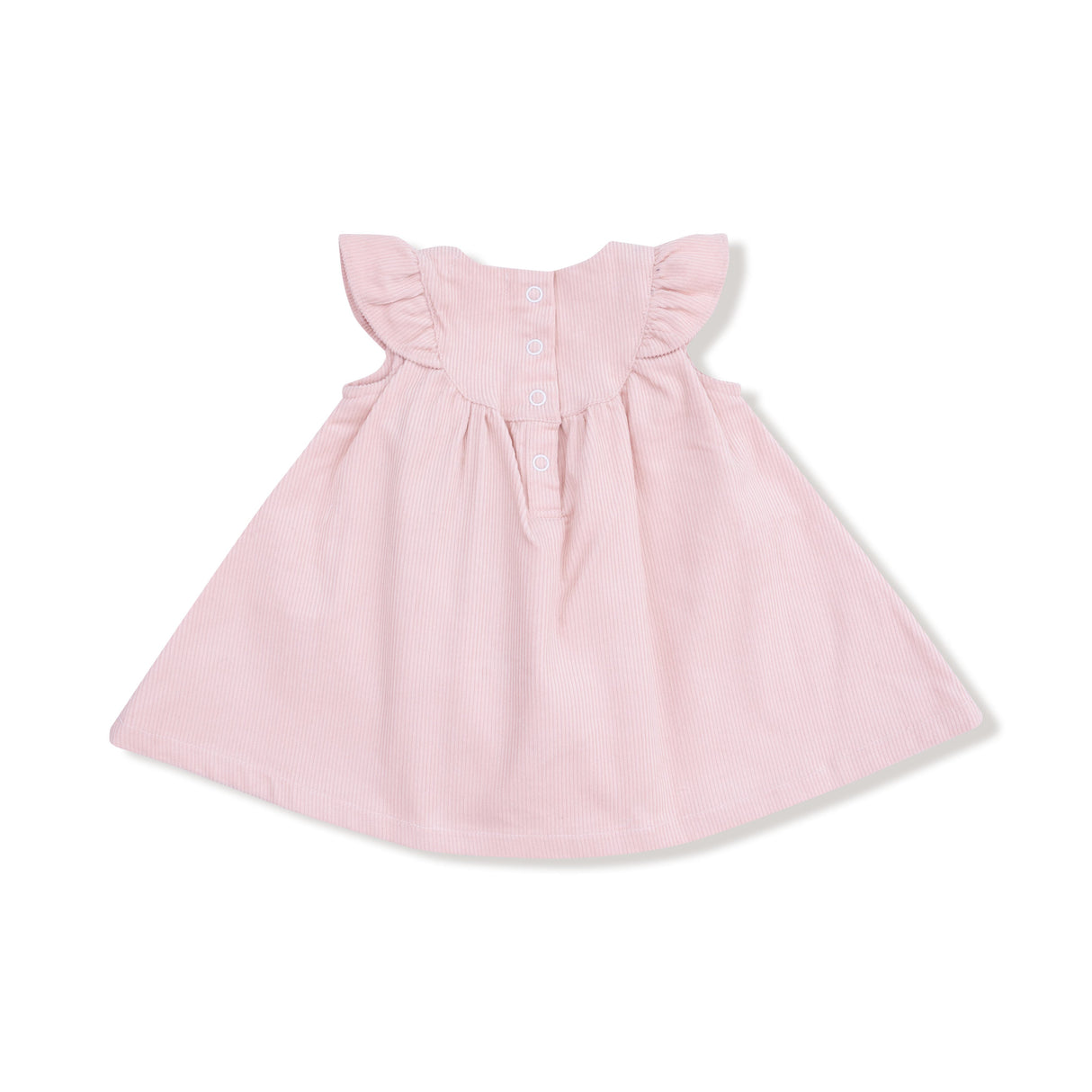 Scoop Yoke with Ruffle Dress + Bloomer - HoneyBug 