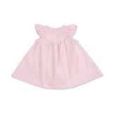 Scoop Yoke with Ruffle Dress + Bloomer - HoneyBug 