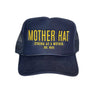 Mother Hat - Embroidered Trucker Hat - Navy - HoneyBug 