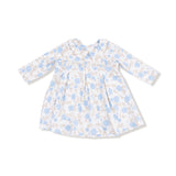 Long Sleeve Peter Pan Collar Dress and Bloomer - HoneyBug 