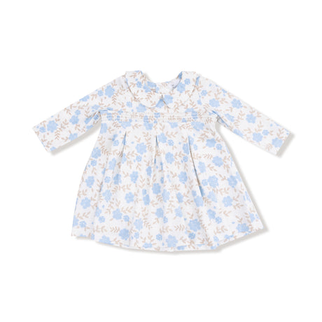 Long Sleeve Peter Pan Collar Dress and Bloomer - HoneyBug 