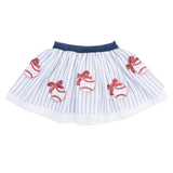 Baseball Stripe - Tutu Skirt with Bike Shorts