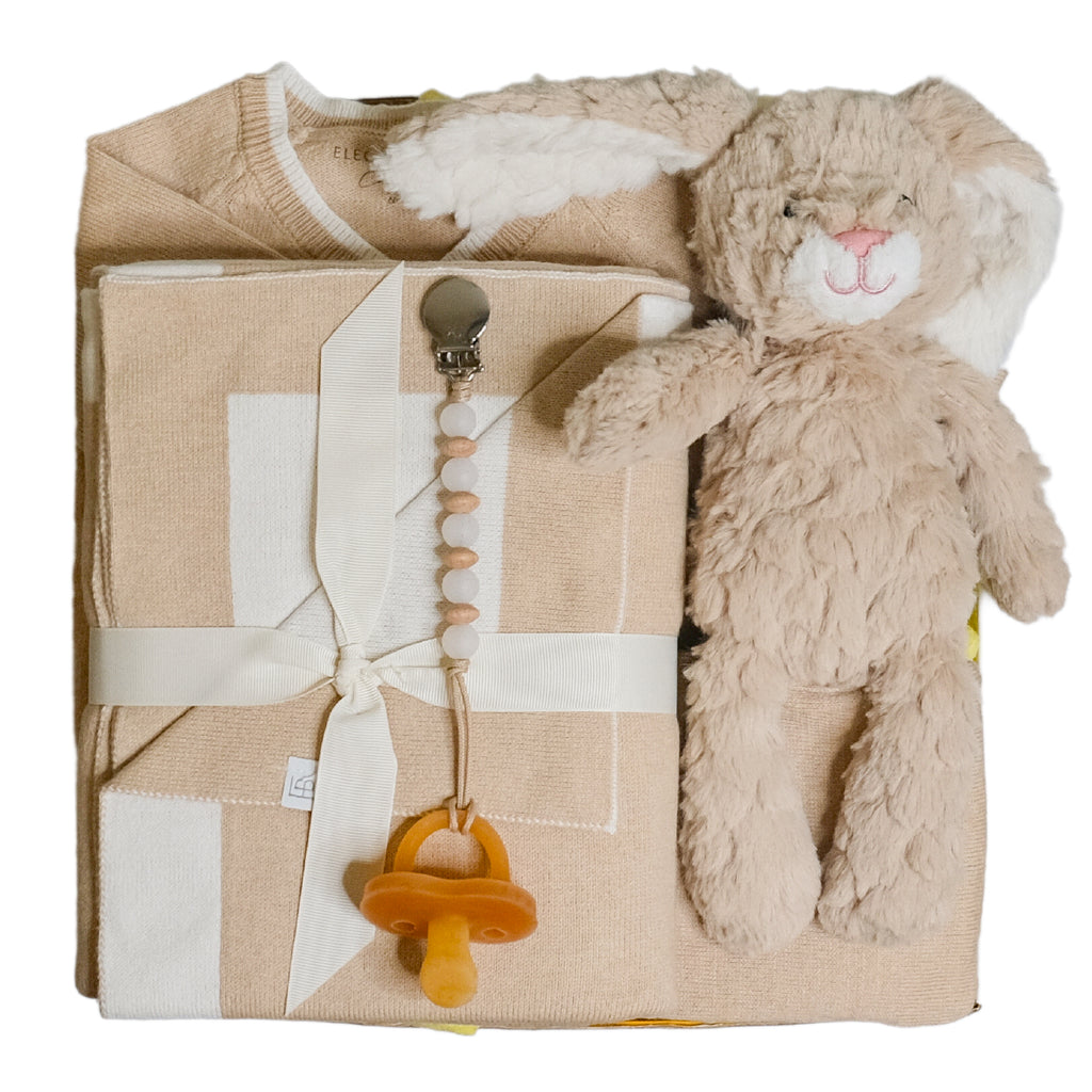 Tan Little Bunny Love Gift Box - HoneyBug 