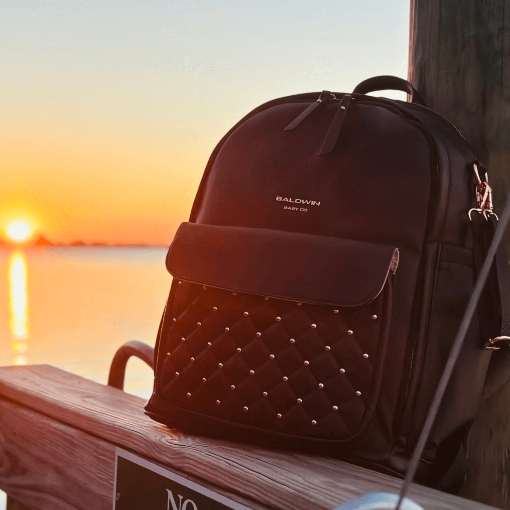 The Daphne Diaper Bag - Onyx