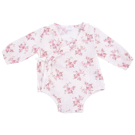 Long Sleeve Kimono Bodysuit - HoneyBug 