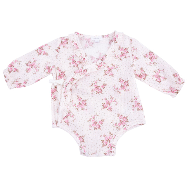 Long Sleeve Kimono Bodysuit - HoneyBug 
