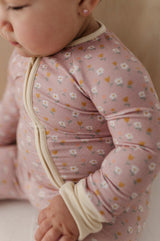 Long Sleeve Zip Romper