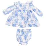 Long Sleeve Vintage Lace Dress and Bloomer (2T to 4T Dress Only) - HoneyBug 