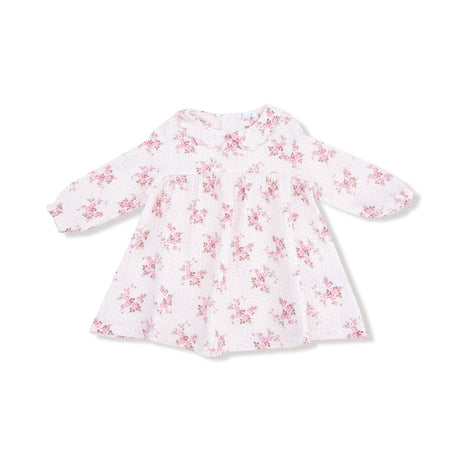 Long Sleeve Petal Collar Dress + Legging - HoneyBug 