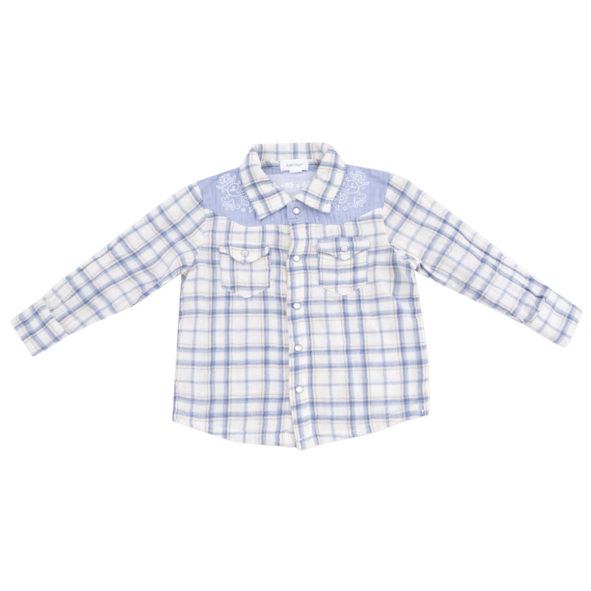 Long Sleeve Western Pearl Snap Shirt - HoneyBug 