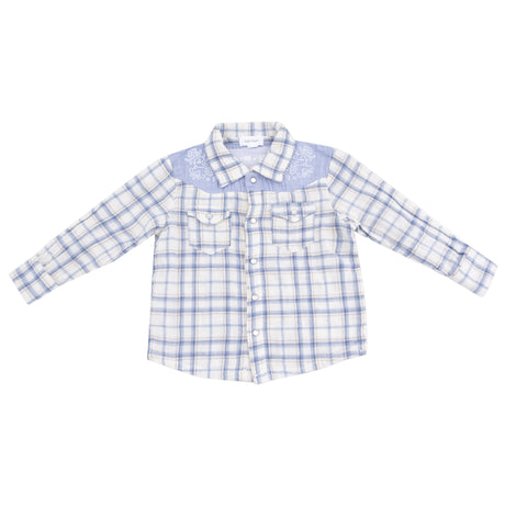 Long Sleeve Western Pearl Snap Shirt - HoneyBug 