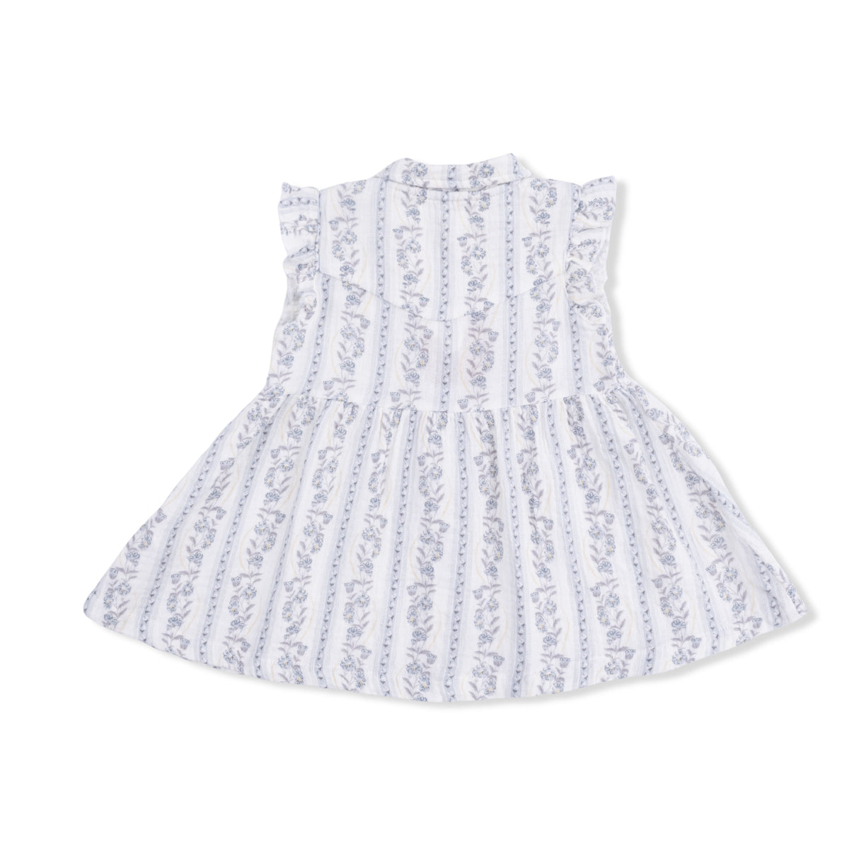 Kimberly Floral Stripe - Western Pearl Snap Dress & Bloomer