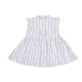 Kimberly Floral Stripe - Western Pearl Snap Dress & Bloomer