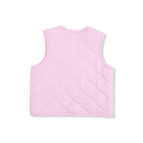 Quilted Vest with Heart Pocket - HoneyBug 