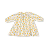 Long Sleeve Ruffle Dress + Bloomer - HoneyBug 