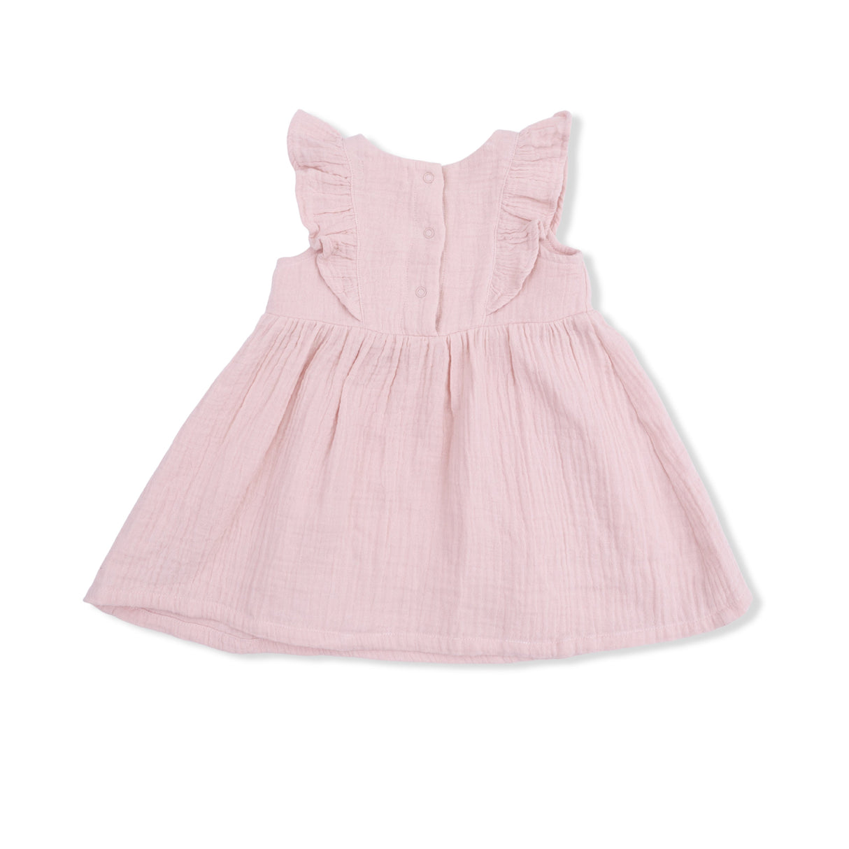 Lotus Flower Ducklings - Ruffle Sleeve Dress and Bloomer with Sunhat