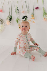 Baby Long Sleeve Zip Romper