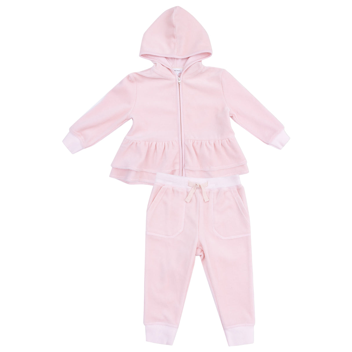 Zip Peplum Hoodie + Jogger - HoneyBug 