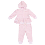 Zip Peplum Hoodie + Jogger - HoneyBug 