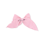 Solid Muslin Poignant Pink - Large Bow