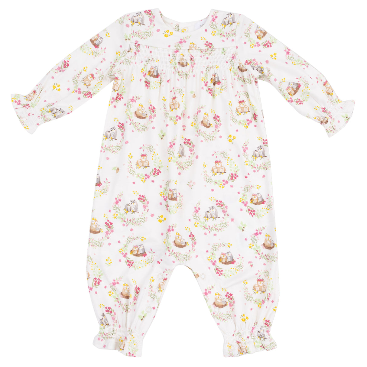 Smocked Romper - HoneyBug 