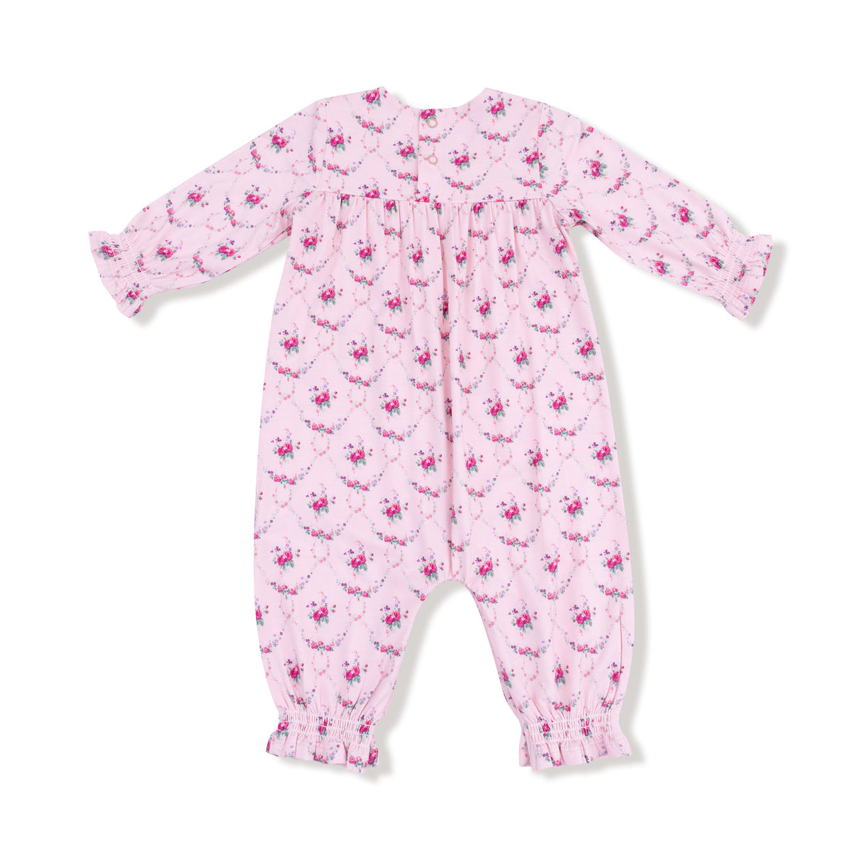 Smocked Romper - HoneyBug 