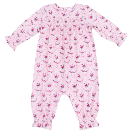 Smocked Romper - HoneyBug 