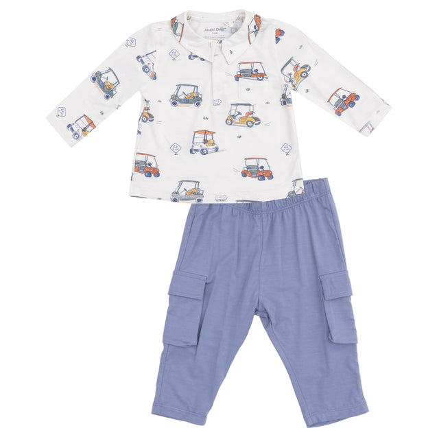 Polo with Cargo Pants - HoneyBug 