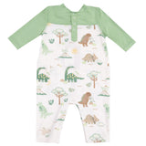 Romper with Contrast Sleeves - HoneyBug 