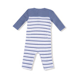 Romper with Contrast Sleeves - HoneyBug 