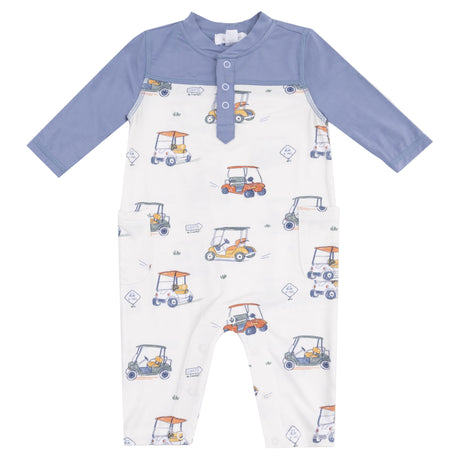 Romper with Contrast Sleeves - HoneyBug 