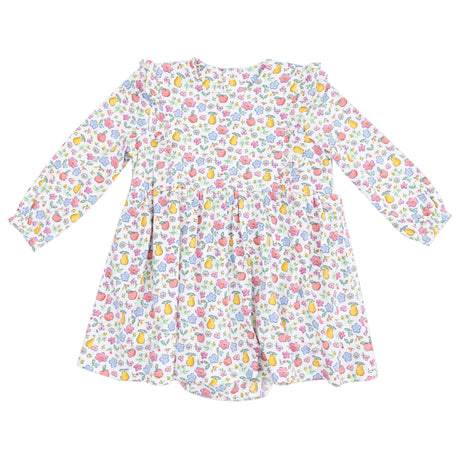 Ruffle Long Sleeve Bodysuit - HoneyBug 