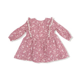 Ruffle Long Sleeve Bubble with Skirt - HoneyBug 