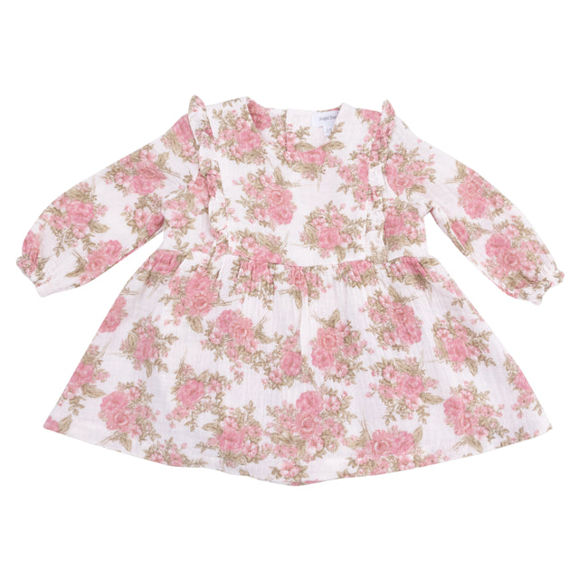 Ruffle Long Sleeve Bubble with Skirt - HoneyBug 