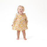 Ruffle Long Sleeve Bubble with Skirt - HoneyBug 
