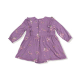 Ruffle Long Sleeve Bubble with Skirt - HoneyBug 
