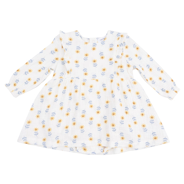Ruffle Long Sleeve Bubble with Skirt - HoneyBug 