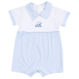 Polo Shortie with Contrast - HoneyBug 