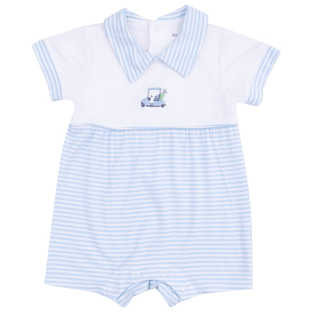 Polo Shortie with Contrast - HoneyBug 