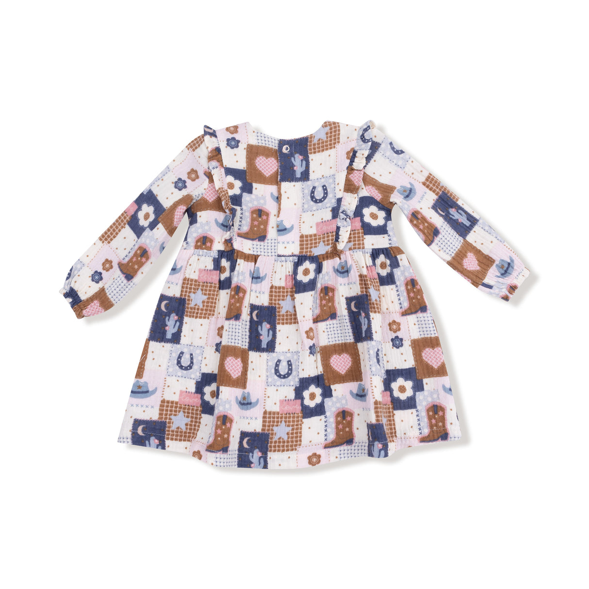 Ruffle Long Sleeve Dress and Legging Set - HoneyBug 