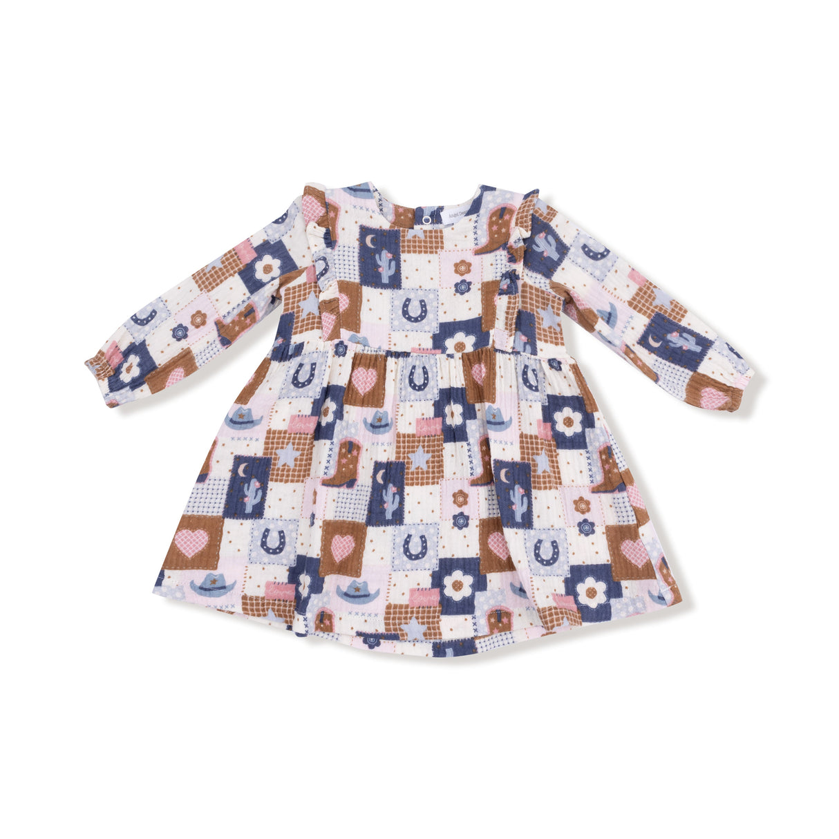 Ruffle Long Sleeve Dress and Legging Set - HoneyBug 