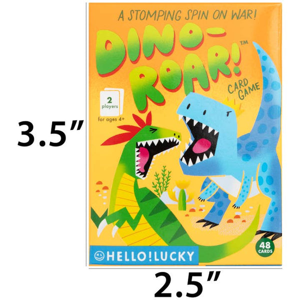 Hello!Lucky Dino-Roar Card Game - HoneyBug 