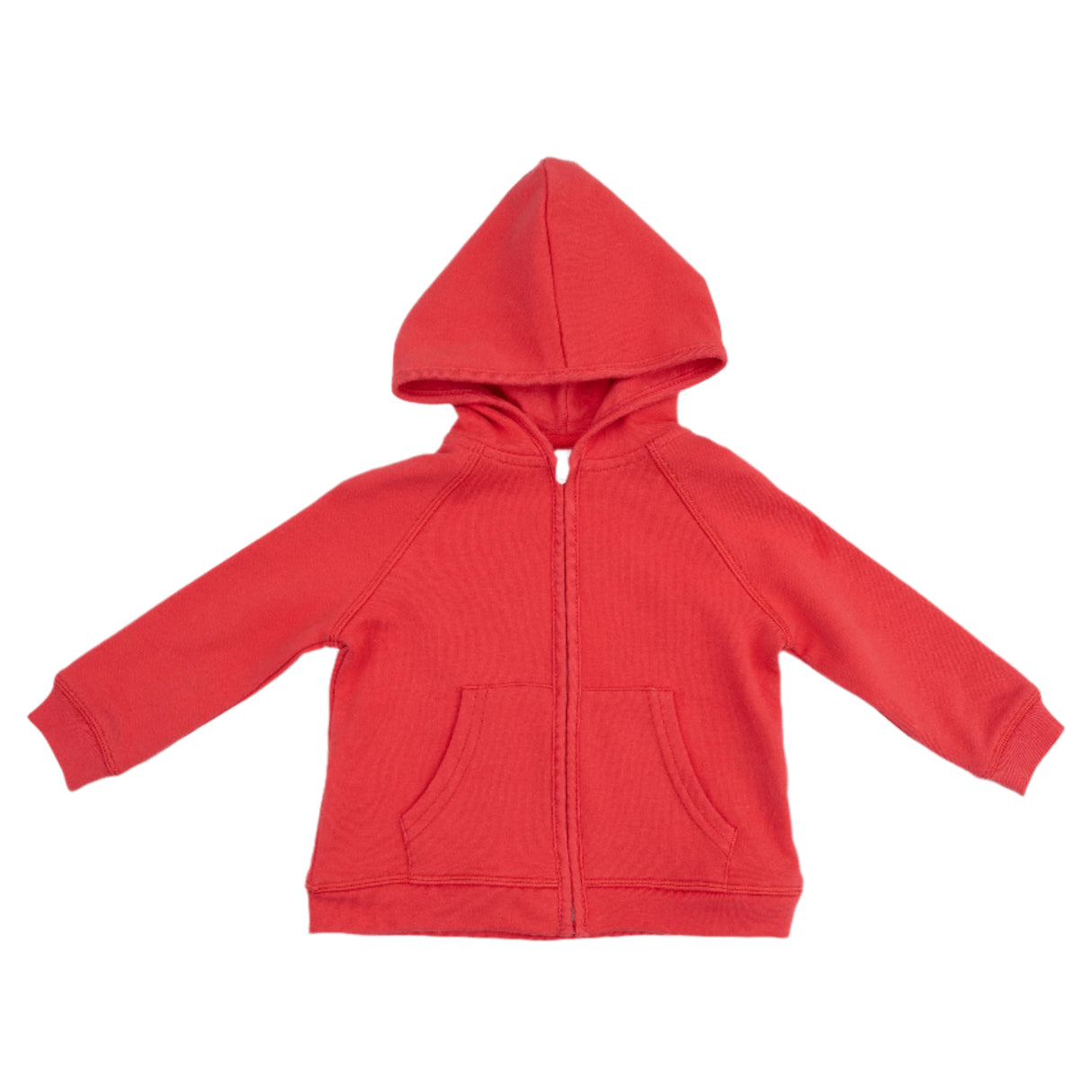 Zip Hoodie - Varsity Red - HoneyBug 