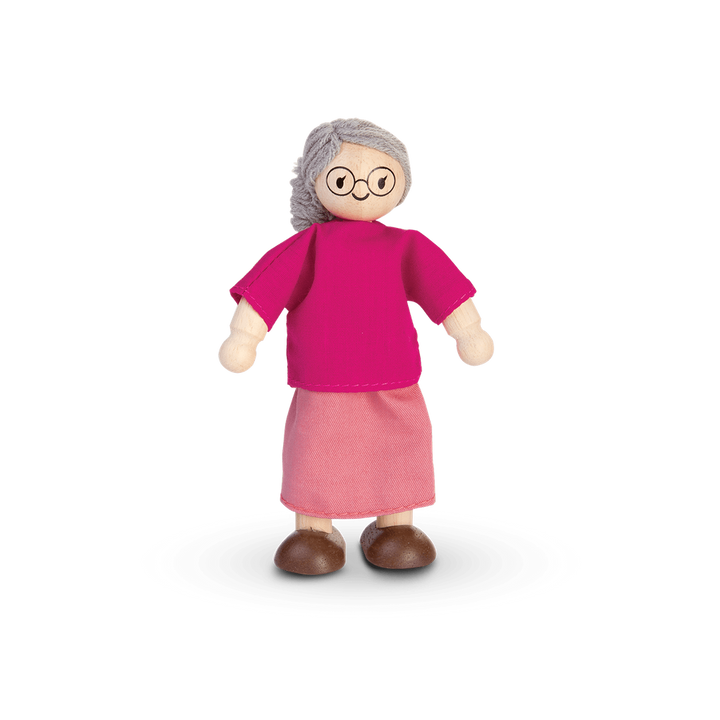 Dollhouse Figure - Adult/Elder (Grandmother) - HoneyBug 