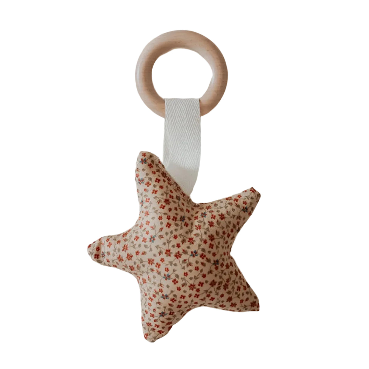Poinsettia Wooden Shape Teethers