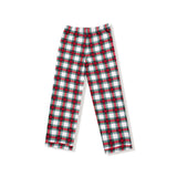Holiday Plaid - Adult Pant with Pockets and Piping - HoneyBug 