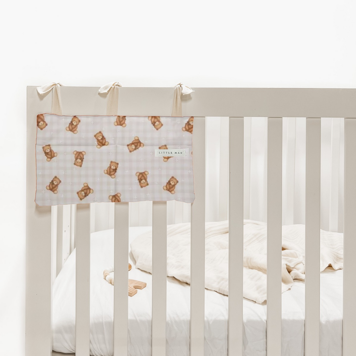 Baby Crib Diaper Caddy Storage Organizer Nursery Room