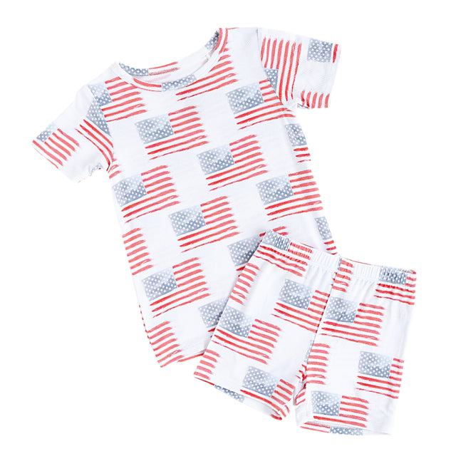American Flag Short Set - HoneyBug 
