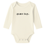 Game Day Organic Cotton Baby Bodysuit Long Sleeve - HoneyBug 